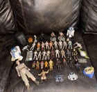 ORIGINAL AUTHENTIC VINTAGE KENNER STAR WARS ACTION FIGURES 1970s+ LOT OF 47  $$$