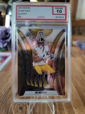 2025 Panini Mosaic - Elevate DK Metcalf #20 Reactive Yellow Mosaic Prizm /89