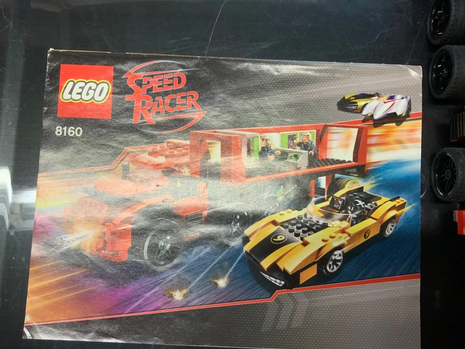 Lego 8160 Speed Racer Cruncher Block & Racer X  w/Manual & box - Image 4 of 4