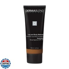 Dermablend Leg and Body Makeup Foundation with SPF 25, 70W Deep G