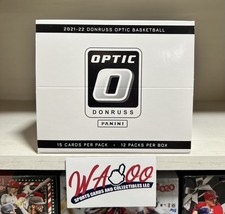 2021/22 Panini Donruss Optic NBA Basketball Cello 12x Fat Pack Card Box