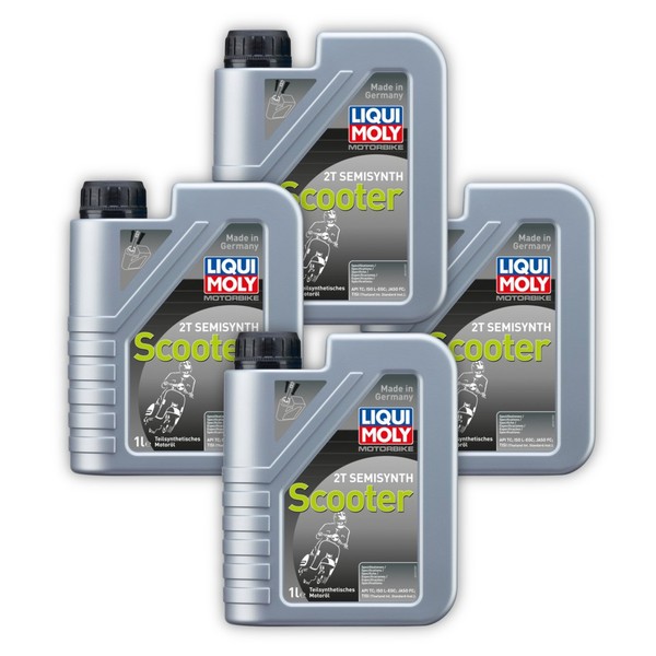 4X Motorbike 2T Semisynth Scooter Street Liqui Moly 1621 MotoröL Motor ÖL-image