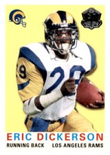 2015 Topps 60th Anniversary Shield Eric Dickerson NFL PWE Base Card Rams