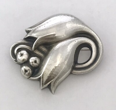 GEORG JENSEN ジョージジェンセン チューリップ ブローチ 100C 【公式