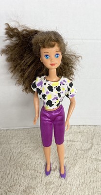 barbie doll brown hair blue eyes