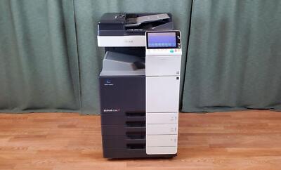 Demo Unit Konica Minolta Bizhub C258 Color Copier Printer Scan Fax Low 19K Usage