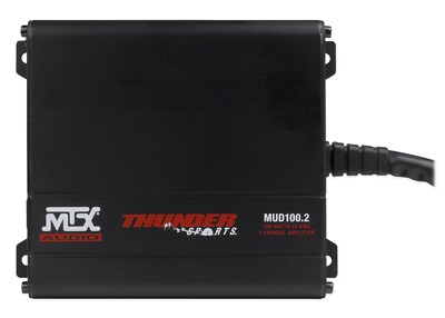 MTX MUD100.2 200w RMS 2-Channel Marine Amplifier Amp for Polaris RZR General UTV