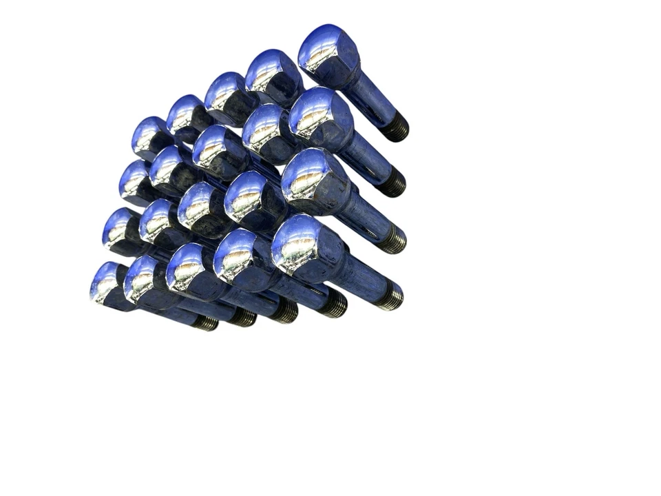 Ferrari California 2013 llanta tuerca juego de 20 tornillos cromados OEM Foto 4 de 4