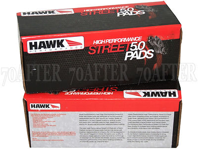 Hawk Street 5.0 Brake Pads (Front & Rear Set) for 08-13 BMW E90 E92 E93 M3