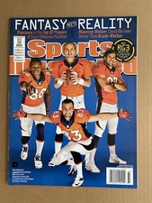 Sports Illustrated 2013 Denver Broncos Manning & Welker Newstand Issue No Label