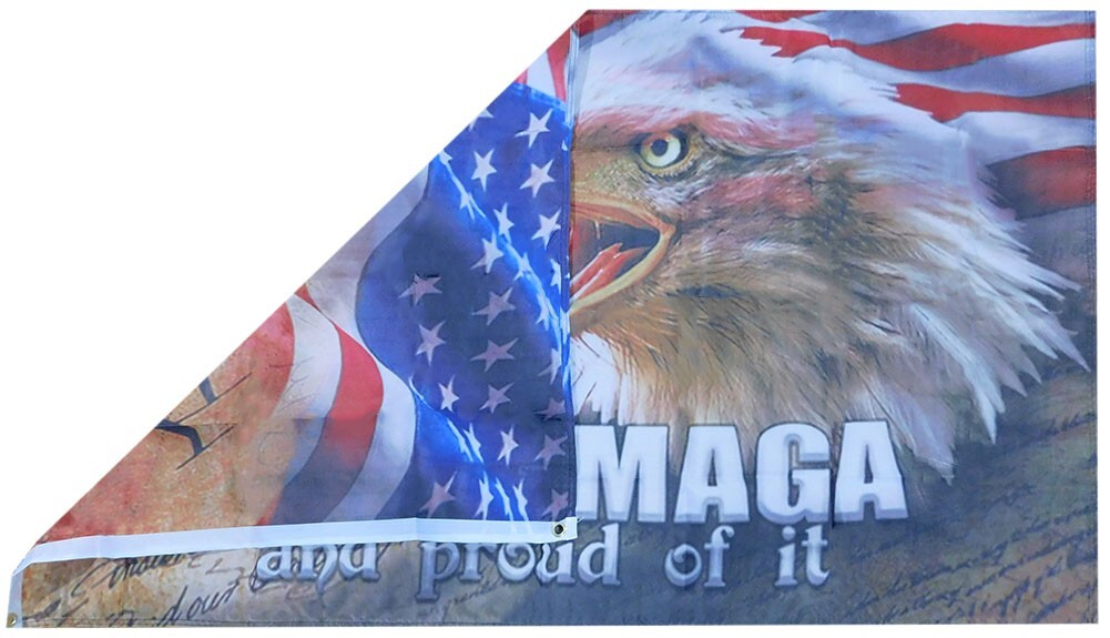 Bandiera 100D Nuova Bandiera 2° Emendamento God Guns & Trump - 3x5 Piedi, Tessuto 100D, Nuova Con Etichette Scritta Liberty - Foto 10