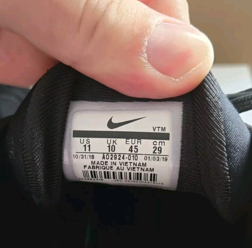 *****Used Size 11- NIKE AIR MAX 720 BLACK IRIDESCENT 2019*****No Box! - Picture 8 of 10