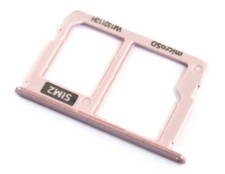 OEM SAMSUNG GALAXY J3 PRO SM-J330G/DS REPLACEMENT PINK SIM 2 MICRO SD CARD TRAY