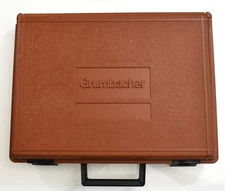 Vintage Grumbacher Oil Box Artist Paint Storage Case Box Carry Handle 1970s