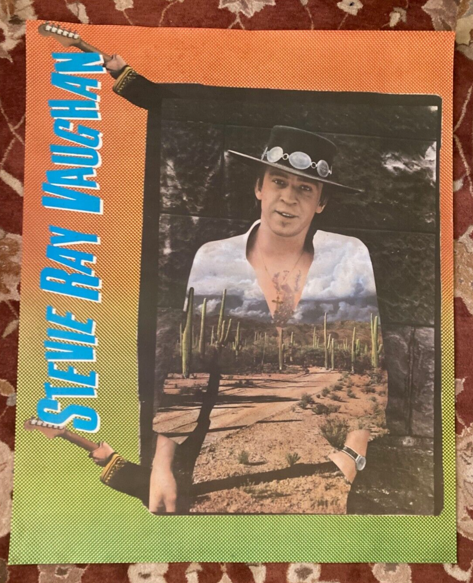 STEVIE RAY VAUGHAN Texas Flood rare HUGE original promotional
