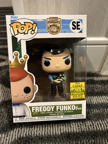 SDCC STICKER 2023 CAMP FUNDAYS FREDDY AS SPOCK  STAR TREK 850 PCS