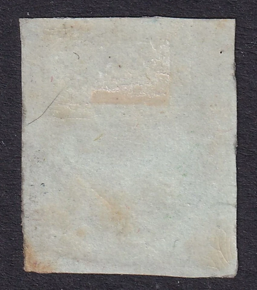 FRANCIA 1853-61 Luis Napoleón 5c Verde/Azul SG 44 MH/* (CV £1300) Foto 2 de 2