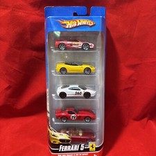 2009 Hot Wheels 5-pack Ferrari 5 California, 250 GTO, 612 Scaglietti, 355, 360