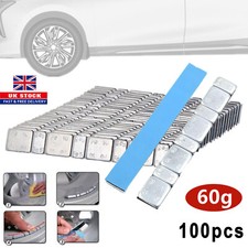 100X 60g Adhesive Wheel Tyre Tire Balance Weights for Car Motorbike RC Boat UK