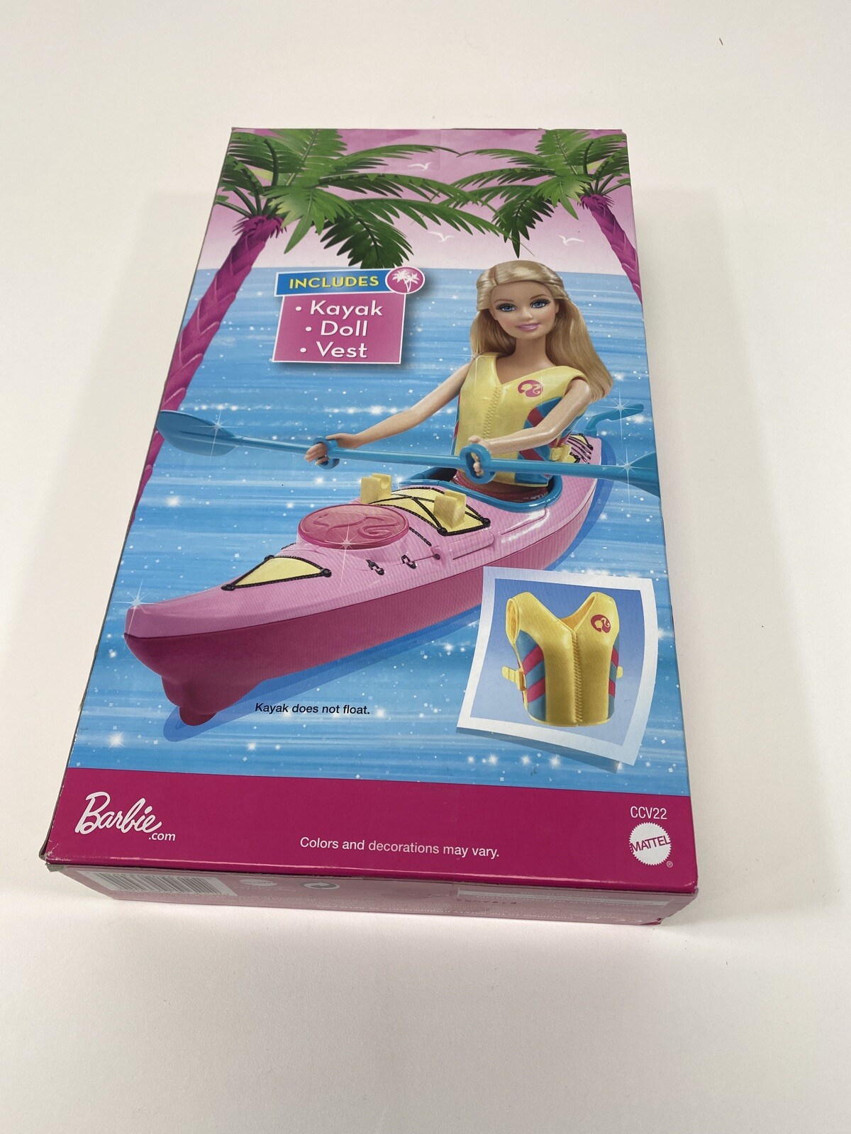 barbie on the go watercraft and kayak set