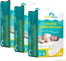 Kinder Sense Diaper Booster Pads - 30 Pads