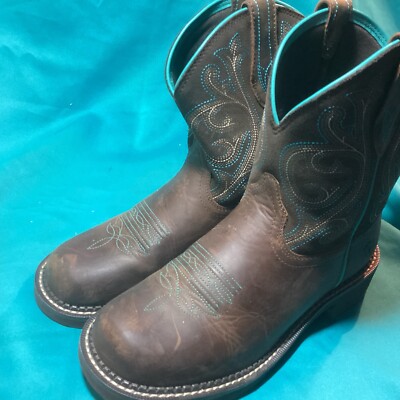 Ariat Kids Size 8B Fatbaby Cowgirl Western Boots-Style No