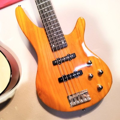  FAST SHIPPING!  5 String ''I'' Style Electric Bass Guitar +Case/Bag +Strap!
