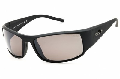 New Bolle KING BS026002 Matte Black/Dark Grey Photochromic 63-18-130 Sunglasses