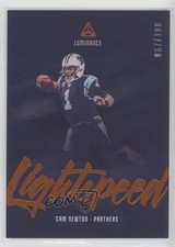 2019 Panini Luminance Lightspeed Orange 67/100 Cam Newton #LS1 2qw