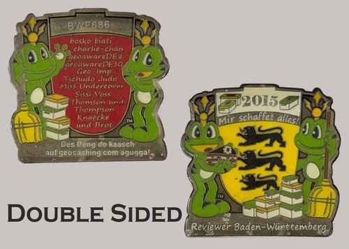 2015 Baden Wurttemberg Frog Reviewer Geocaching Challenge Coin J#16