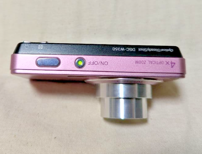 Sony Cyber-shot DSC-W350 Pink 14.1MP 4x Zoom Digital Camera