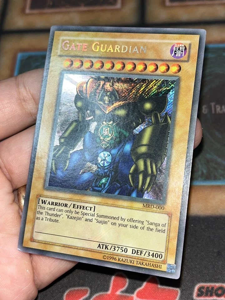 Yu-Gi-Oh! TCG Gate Guardian MRD-000 Unlimited Original Vintage 1.5 Print Run - Image 2 of 4