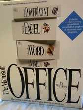The Microsoft Office - Vintage Word, Excel, PowerPoint Software for Windows