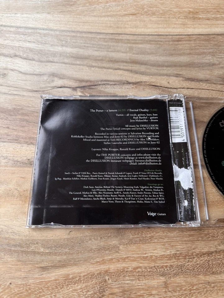 DISILLUSION – THE PORTER SINGLE • Progressive Rock Death Metal - Bild 2 von 4