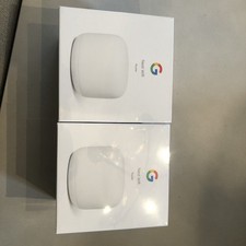 Google Nest Wifi Mesh Router - GA00595-US 2 pack router bundle New, sealed