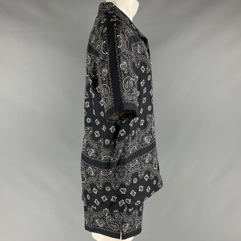 Juego de campamento de seda bandana negra talla M ALEXANDER WANG Foto 3 de 4