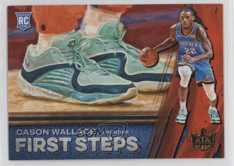 2023-24 Panini Court Kings First Steps Cason Wallace #7 Rookie RC