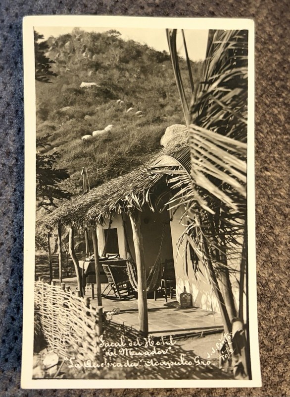 Old Acapulco Mexico RPPC By J. J. Pintos