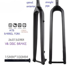 Mountain Cycling Hard Fork Thru Axle Carbon Fiber Rigid Fork 26er 27.5er 29er