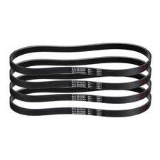 4pcs 260J6 PJ V-Ribbed Belt 6 Ribs 26" Length x 0.55" Width x 0.14" Height