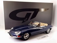 GT Spirit 1:12 scale Jaguar E Type Roadster/Cabriolet Dark Blue Metallic (GT219)