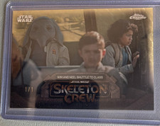 Marketplace image: Topps Chrome Star Wars Skeleton Crew SC-2 Shuttle to Class Superfractor 1/1 Wim
