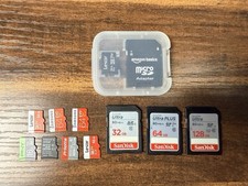 LOT Of 11 Used SD & MicroSD Memory Cards | Various Brands, Speeds & Capacities