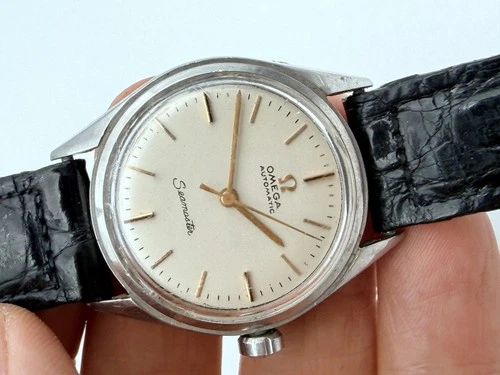 1956 Omega Seamaster Automatic Cal. 471 CLEAN DIAL STAINLESS STEEL RUNS