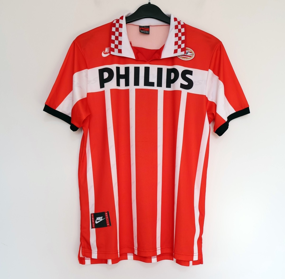 PSV 1995/96 ロナウド　サッカーユニフォーム　R9 コレクション PSV Eindhoven 1995/96 Home 9 Ronaldo Authentic Replica Football T