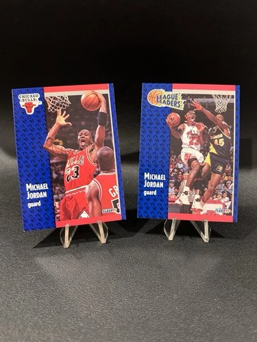 1991-92 Fleer - Michael Jordan #29 and League Leader #220