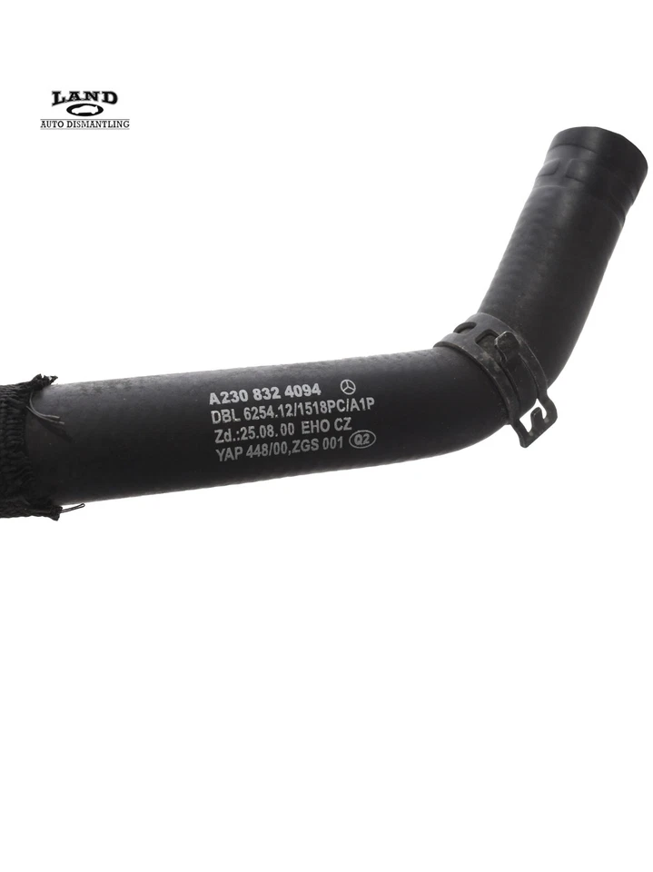 MERCEDES R230 SL-CLASS AUX WATER PUMP HEATER CORE RETURN COOLANT LINE 2308324094 - Image 4 of 4