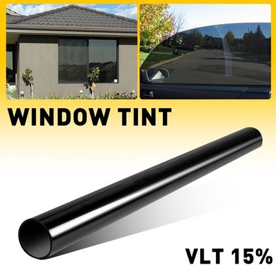 Uncut 20''x10FT Car Window Tint Film Roll with Shades 15% VLT Car , Home , Office