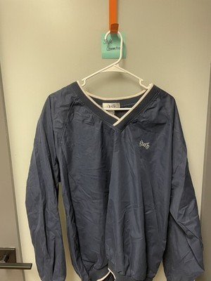 Izod Golf Vintage Polyester Mens Vneck Pullover Shirt - Size L