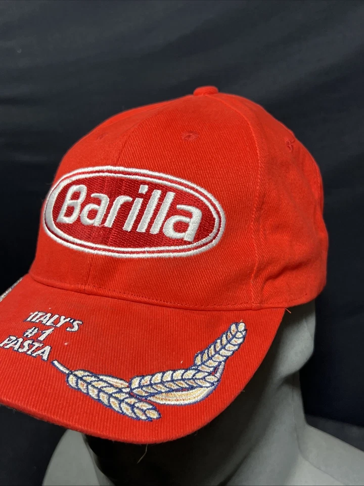 Alex Zanardi Barilla Pasta Official Driver CART Series IndyCar F1 Racing Hat Cap - Image 2 of 4